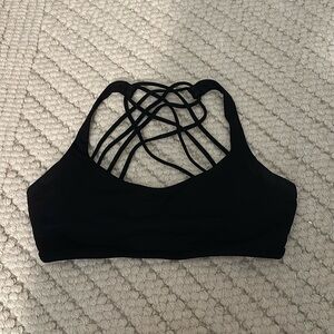 Lululemon black sports bra